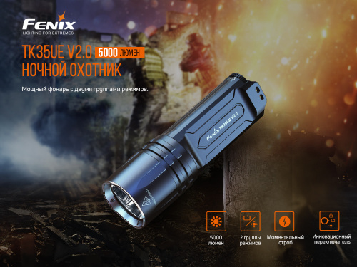 Фонарь Fenix TK35UE V2.0, TK35UEV20 фото 5